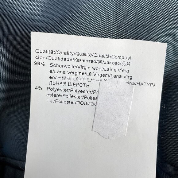 Hugo Boss Blazer Men 42L Blue Pinstripe Classic Career Wool Suit‎ Jacket VTG - Picture 9 of 15